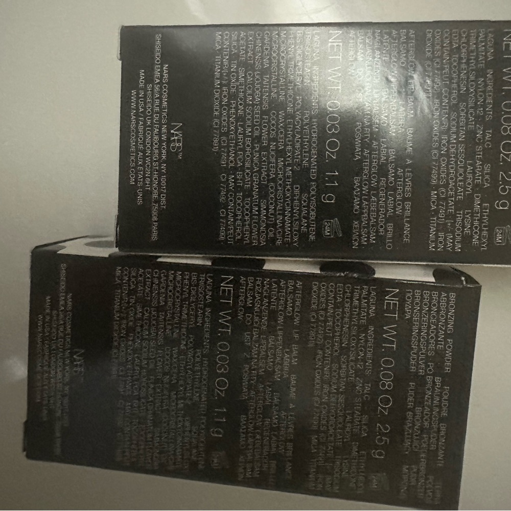 *2 boxes* NEW NARS Laguna Sephora Set Mini Bronzing Powder + Afterglow Lip Balm - Picture 3 of 4